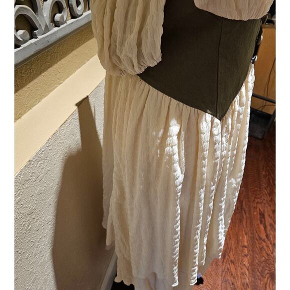 Renaissance Peasant 2XL Dress Cottagecore Fairycore Cosplay Medieval Halloween - Picture 8 of 10